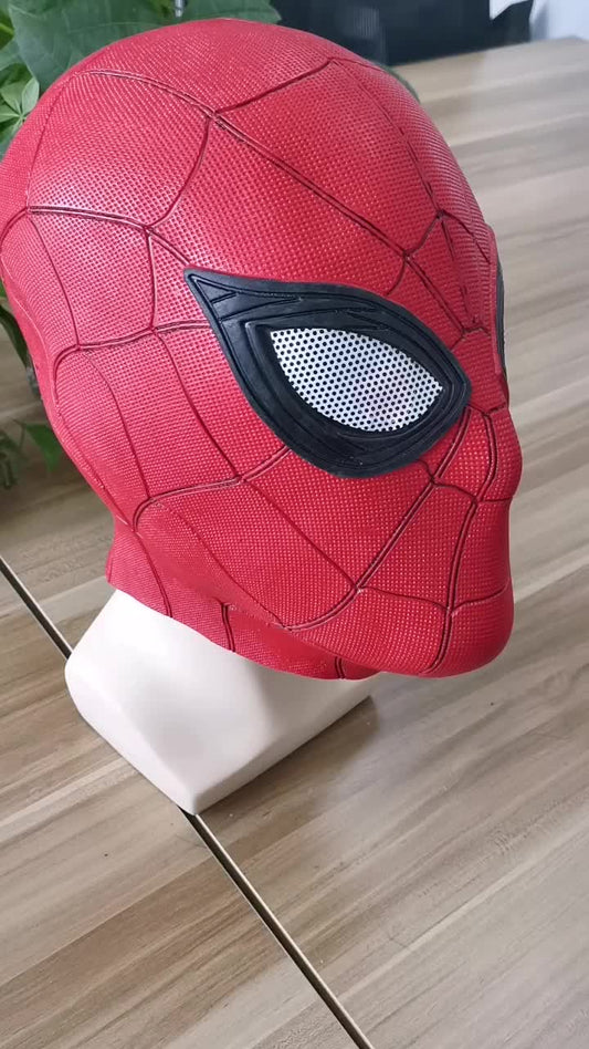 SpiderMan mask latex Halloween Cosplay props