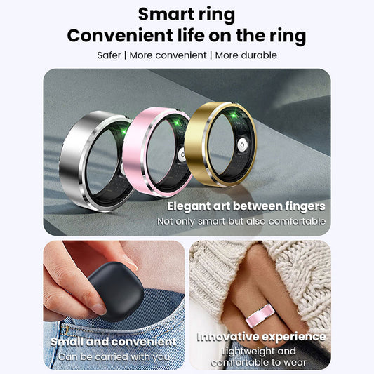 Xiaomi Smart Ring for Men & Women. Tracks Heart Rate, Blood Oxygen, Sleep. 5ATM Waterproof Fitness Tracker