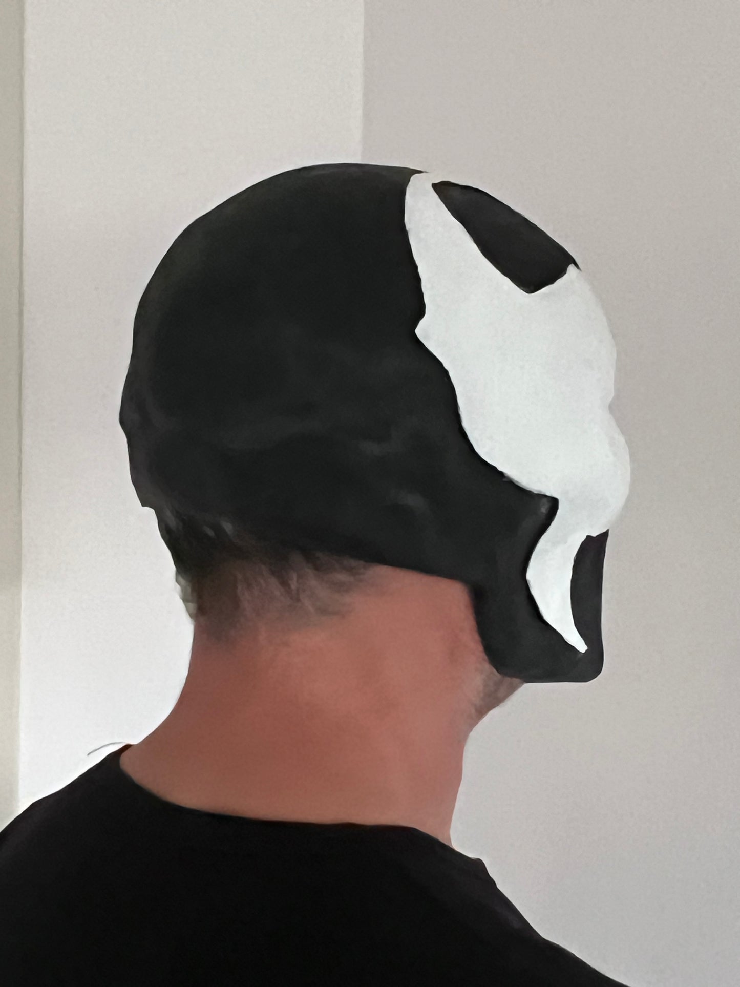 Maschera spawn gomma con occhi a led