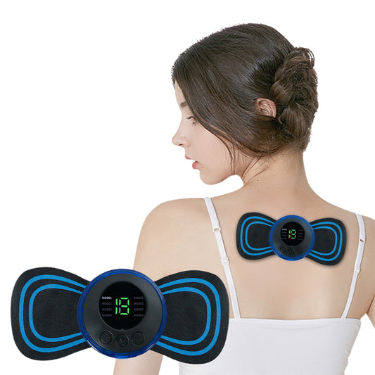 Massaggio cervicale elettrico impulsi Muscle Stimulator Portable Relief Pain Relax