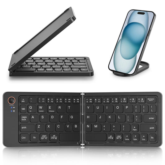 Keyboard ultra slim, portable dual-mode Bluetooth, with one click connection